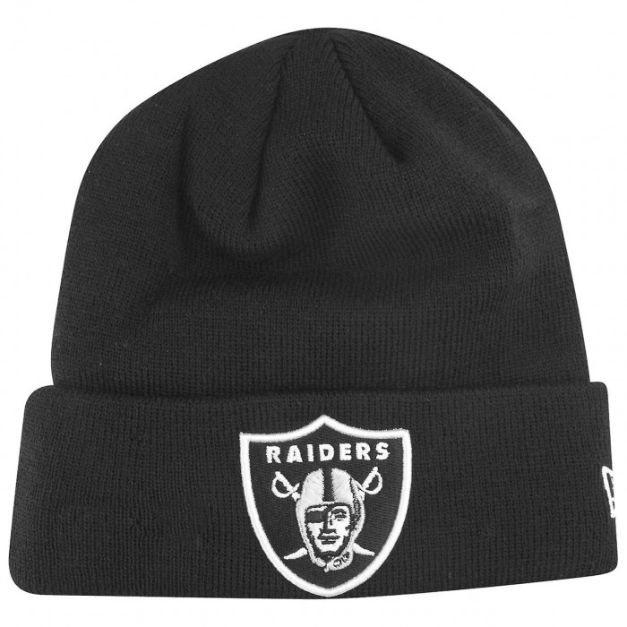 new era winter hat beanie - cuff oakland raiders