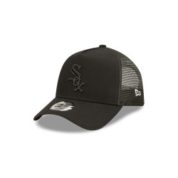Casquette A-Frame Trucker Chicago White Sox Tonal Mesh Noir
