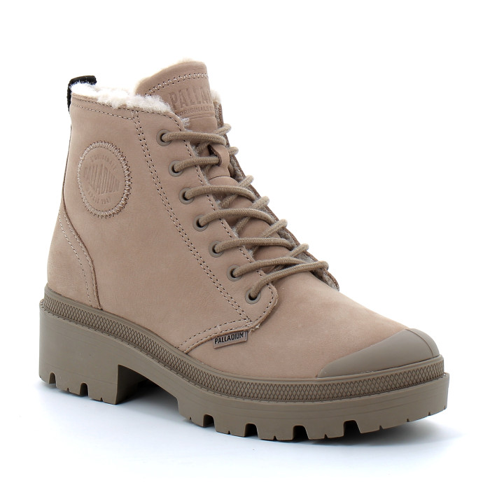 Chaussures montante à fermeture éclair pour femme PALLABASE NUBUCK ZIP WL