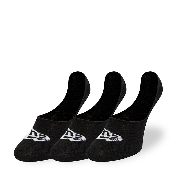 Pack de 3 paires de chaussettes blanches invisibles New Era Flag